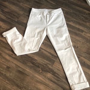White Loft jeans.